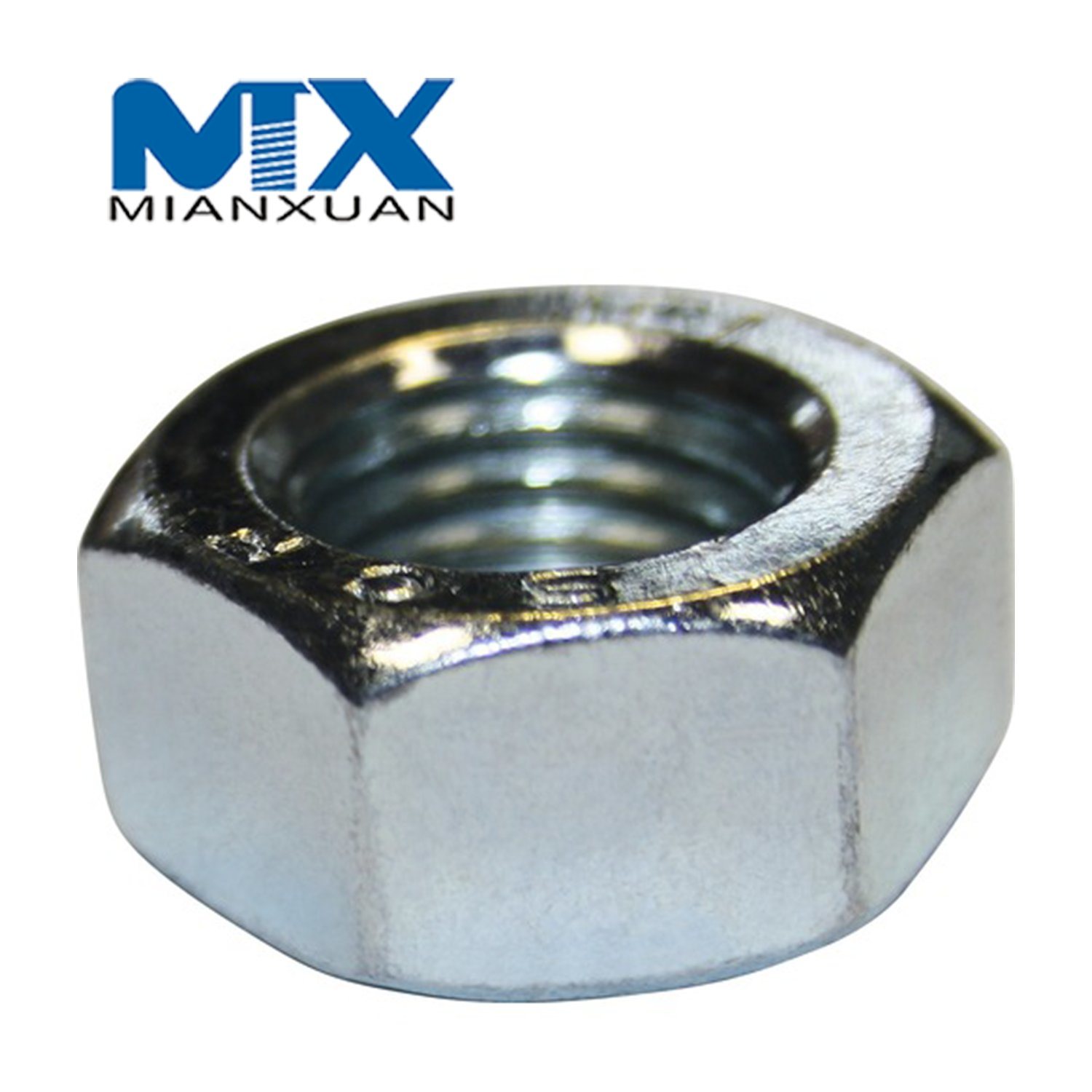 Carbon Steel 4 8 6 10 12 Mild Steel Hex Nut ISO4032 Hexagon Nut 4032 M10 M12 M14 M16 M20 Zinc Black Plain Galvanize