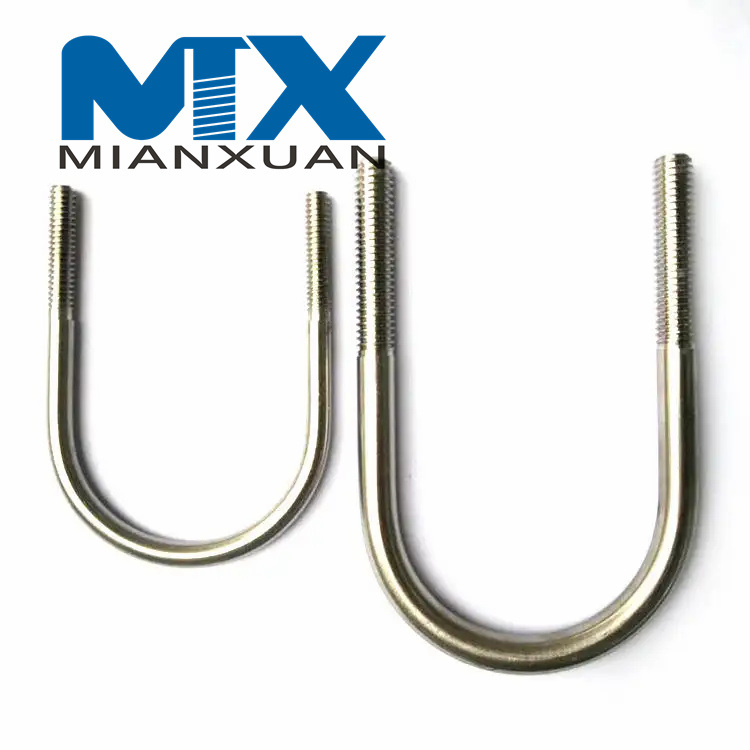 High Strength Hardness Stainless Steel M8 Square U Bolt