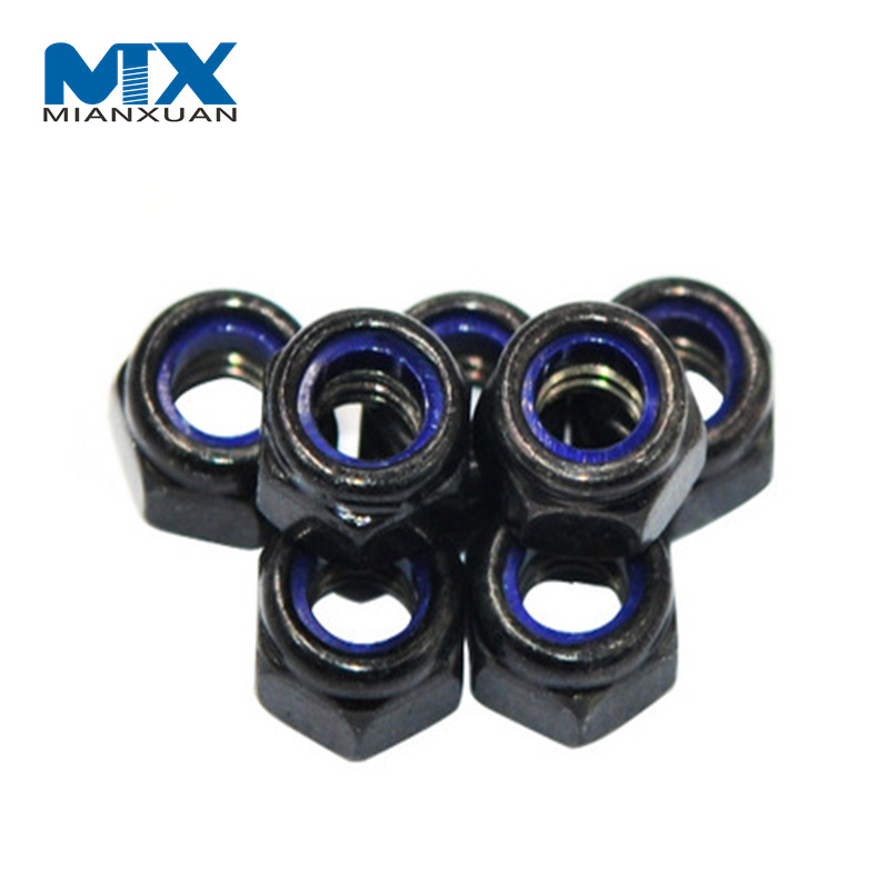 A2 DIN985 Nylon Lock Nuts Inserted Self Locking Hex Nuts