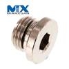 Custom Motorcycle Magnetic Oil Drain Plugs with Motorcycle Slip-on Exhaust End Cap