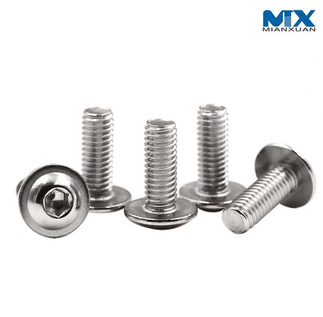 Stainless Steel Hexagon Socket Button Head Screws with Collar