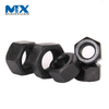 ASME B 18.2.2 Black Finish Hexagon Nut for Thread Rod Hex Bolt Grade 2 5 8