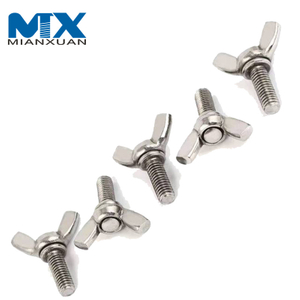 Wholesale High Quality DIN316 Butterfly Screws Thumb Screw Wing Bolt Screw OEM DIN316