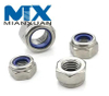 Chinese Manufacturers Carbon Steel SS304 Nylon Insert Hex Lock Nut DIN985