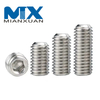 Stainless Steel Metric Thread Grub Screws Flat Point Hexagon Socket Set Screws Headless