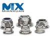 High Strength Hexagon Nylon Insert Lock Nuts with Flange