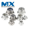 High Strength Hexagon Nylon Insert Lock Nuts with Flange