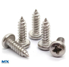 Stainless Steel pH Recessed Round Head Tapping Screws