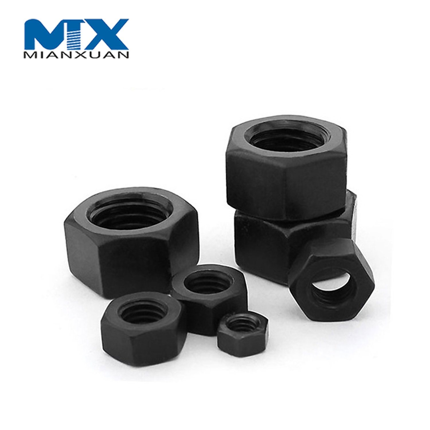 934 Hex Nut Carbon Steel Standard Manufacturer Black Zinc DIN934