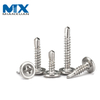 4.2*19mm (#8*3/4") Galvanized Csk Flat Head Screws Self Drilling Screws C1022A Cheap Price