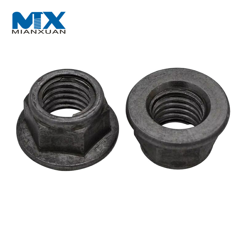 M20 M24 SS304 SS316 All Metal Hex Flange Lock Nut DIN6927