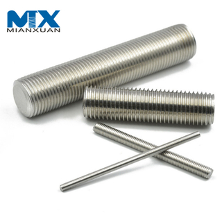 DIN975 SS304 SS316 Unc Full Thread M12 Threaded Rod with Nut