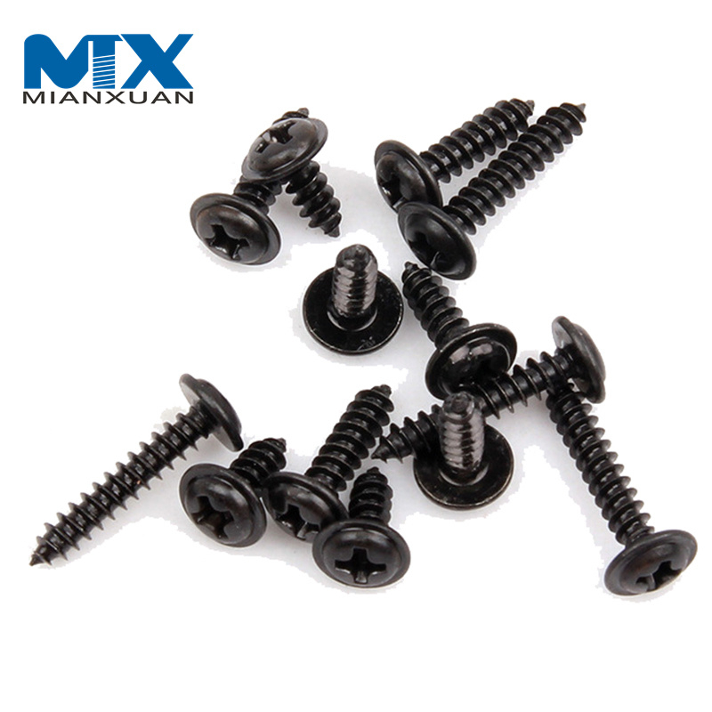 DIN968 Cross Round Washer Wafer Head Phillips Self-Tapping Screw