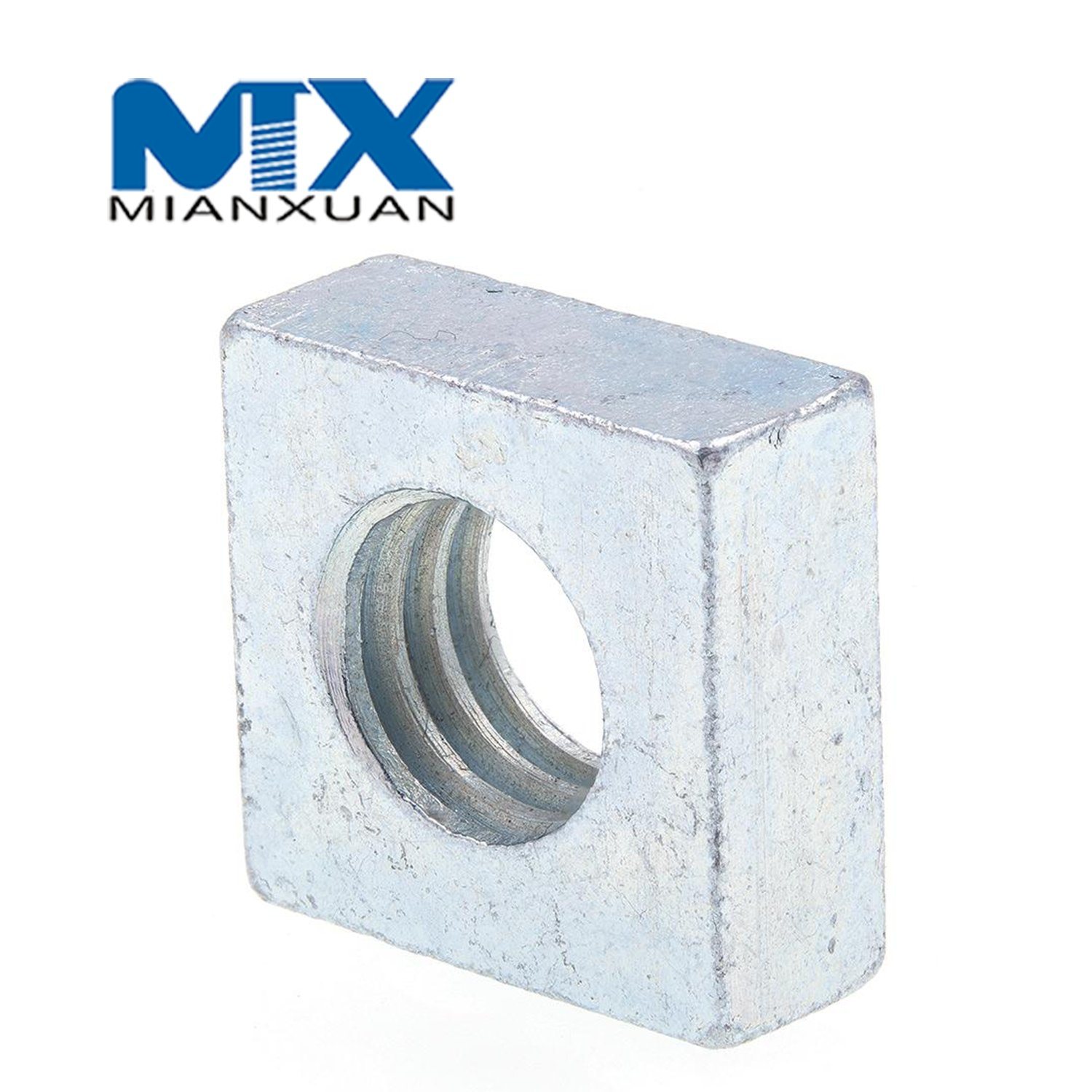 Stainless A2 A4 304 316 A2-70 A4-80 Square Nut DIN 562 557 Squarenut DIN557 DIN562 M12 M14 M16 M20