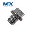 High Tensile Strength Black Hexagon Socket Male Screw Oil Drain Plug