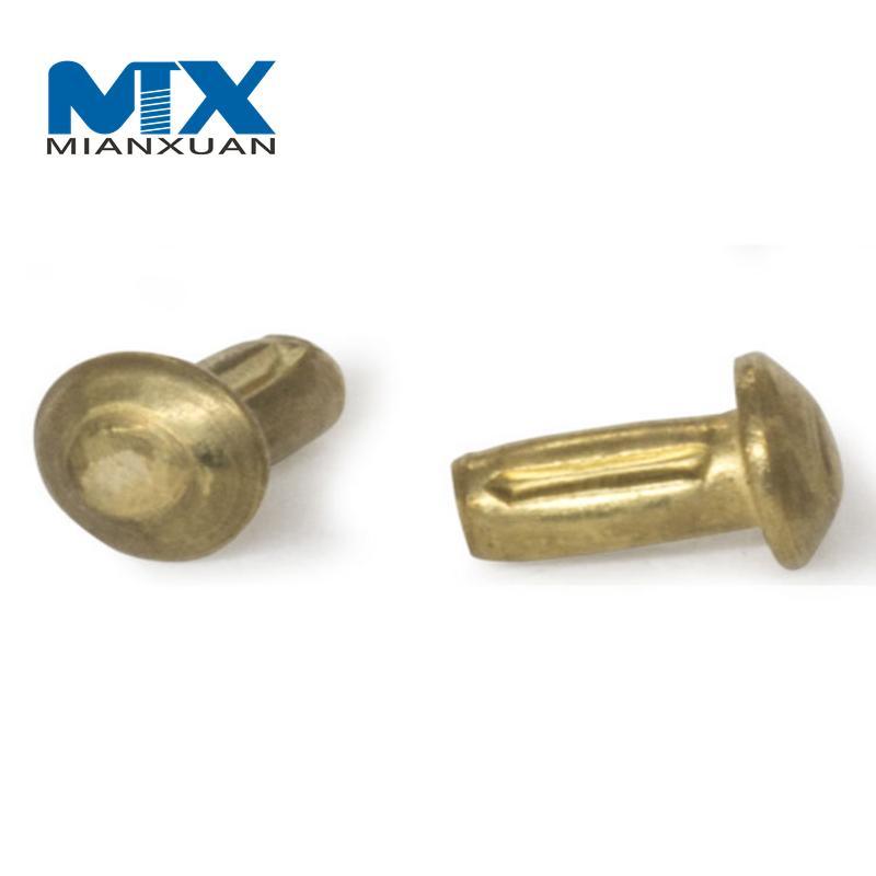 DIN1476 ISO8746 Galvanized Steel Round Head Grooved Pin