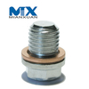 Custom Motorcycle Magnetic Oil Drain Plugs with Motorcycle Slip-on Exhaust End Cap