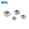 DIN557 Factory Direct Sale DIN557 Square Nuts Carbon Steel Znic Plain M12 with Fast Shipping