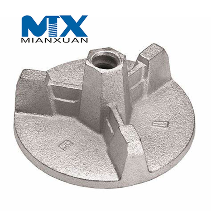 OEM Sand Iron Casting Thread Round Butterfly Tie Rod Wing Nut for Scaffolding Construction Concrete Formwork Accessories