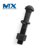 High Quality HDG Railway Fastener Rail Track Bolt with Nut Fish Bolt