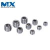 High Strength Black Headless Thread Hexagon Socket Grub Screws Set Flat Point Screws DIN913 Black Hex Socket Set Screw