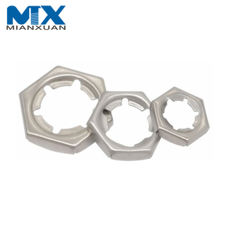 Stainless Steel Hex Counter Nut DIN7967 M6-M48 Hex Self-Locking Counter Nut