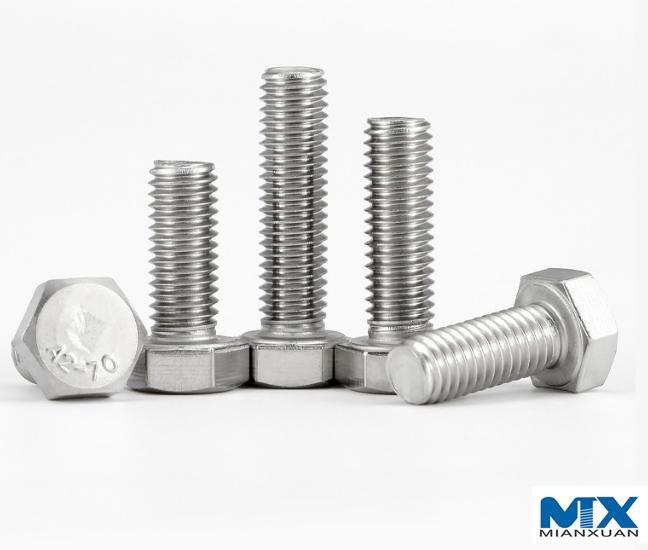 Stainless Steel Hex Bolts Full Thread