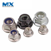 Galvanized Hexagon Flange Lock Nut DIN6926 for DIN6921 Bolt Small Box Packaging