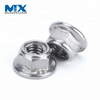 High Quality DIN6927 Prevailing Torque Type Carbon Steel Galvanized Flange Nut Hexagon Nuts with Pressing Point Type