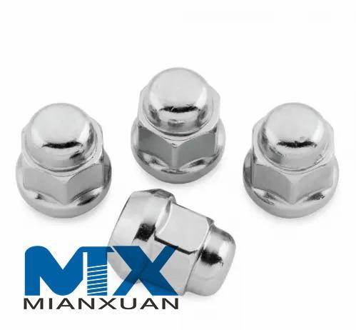 Vehicle Usage Flat Seat Lug Nuts Stainless Steel