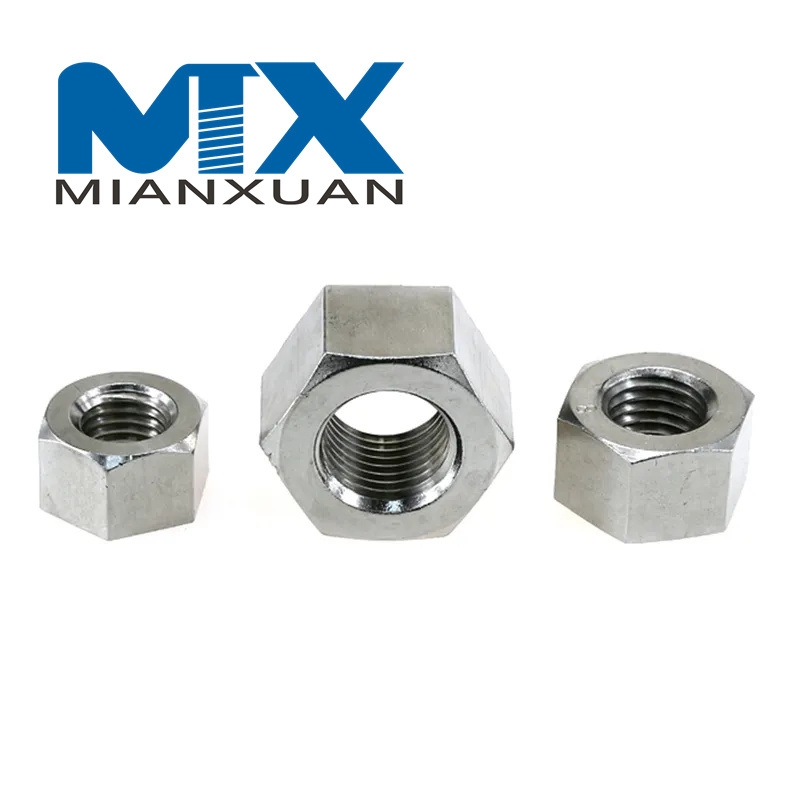 Factory Wholesale Stainless Steel Black Zinc ISO4032 Hexagon Hex Nut