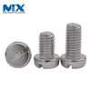 Slotted Cheese Pan Head Steel Bolt Machine Screw DIN84 4.8 / C1008