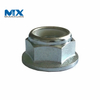 Zinc Plated Steel Wheel Spindle Flanged Nylon Lock Nut for Vehicles