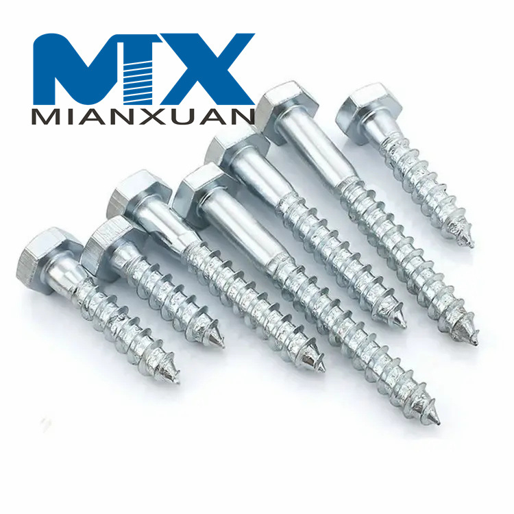 Stainless Steel Hex Head Lag Screw Wood Screws with High-End Quality