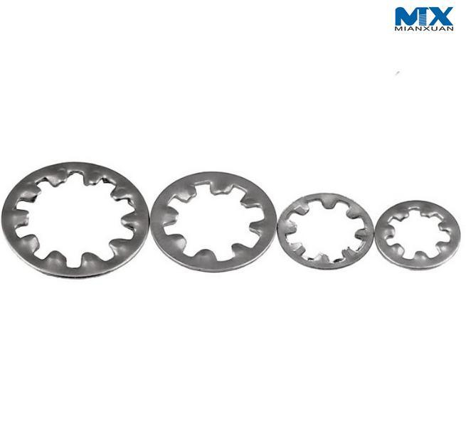 Serrated Lock Washers— Type J, with Internal Teeth