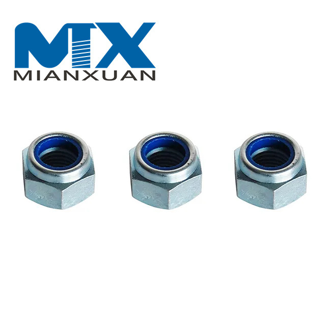 Hot Selling DIN985 Nylon Self-Locking Nut Anti-Slip Hex Nut