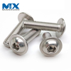 Stainless Steel Hexagon Socket Button Head Screws with Collar ISO7380-2