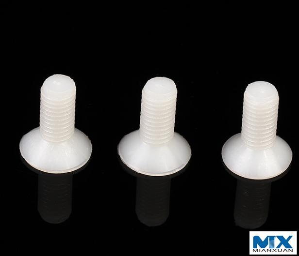 Plastic Hex Bolts by Nylon