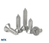 Stainless Steel Cross Recessed Countersunk Head Tapping Screws