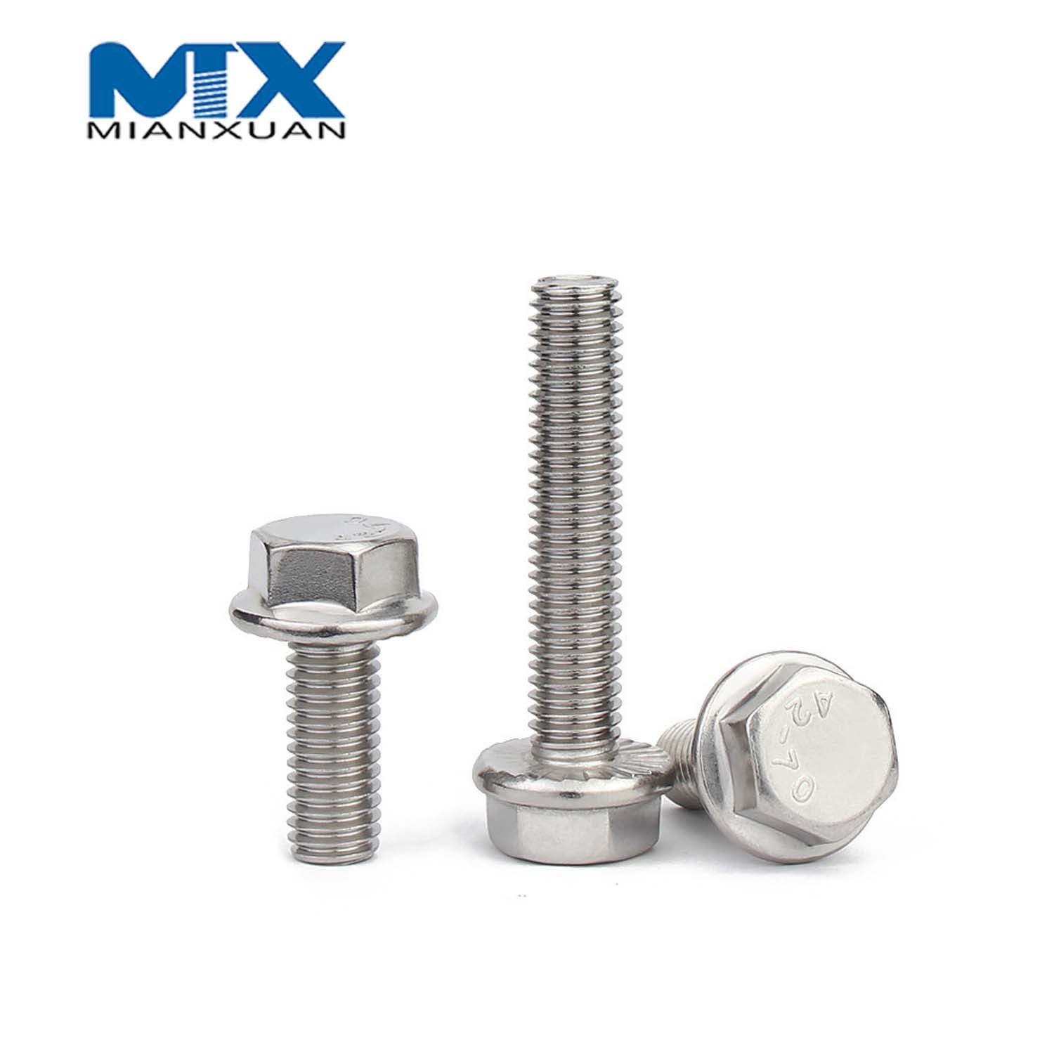Ifi-111 Hex Head Bolt Stainless Steel with Knurled No-Knurled