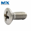 SS304 DIN966 Raised Countersunk Head Screws with Cross Recess