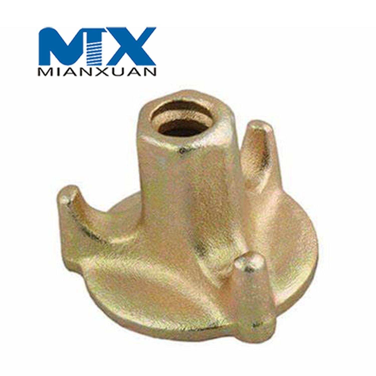 Building Concrete Steel Formwork Rebar Tie Rod Tension Nut Combination Casted Anchor Wing Nut