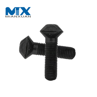 High Quality 12.9 Grade Special Bolt for Excavator Track Shoe Bolt Nut