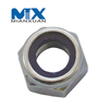 DIN985 Hex Nylon Insert Nut Self Lock Nut DIN 985 Carbon Steel 4.8 8.8 10.9 12.9 M24 M30 M36 M42 M48 HDG Hot DIP Galvanized