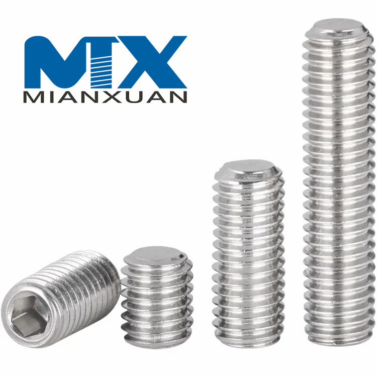 Flat Point Hex Socket Set Screw