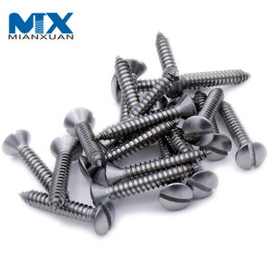 DIN7973 Raised Countersunk Oval Head Self Tapping Screws with Slot