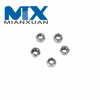 Stainless Steel A2 Black Nylon Lock Nuts