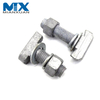 M10 Customized Stainless Steel 304 316 Square Hammer Head DIN186 T Bolt