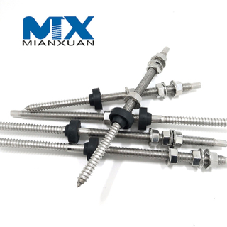 Hanger Bolt Thread Hanger Screw Stainless A2-70 A4-80 Steel Double