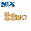 Brass Heat Staking Ultrasonic Threaded Plastic Fastener Insert Nuts